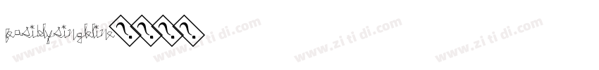 FeasiblySingleLine字体转换 FeasiblySingleLine字体转换