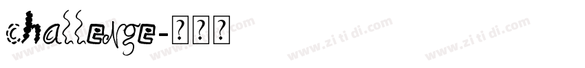 Challenge字体转换
