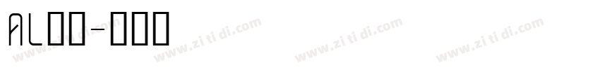 AL雅黑字体转换