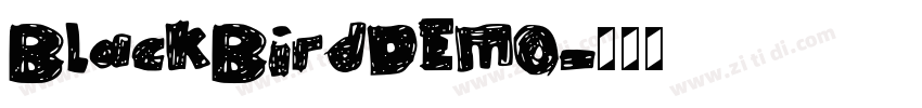 BlackBirdDEMO字体转换