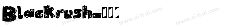 Blackrush字体转换