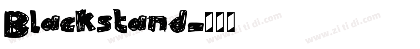 Blackstand字体转换