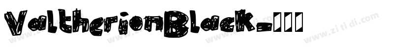 ValtherionBlack字体转换