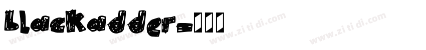 blackadder字体转换
