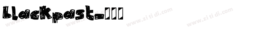 blackpast字体转换