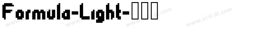 Formula-Light字体转换