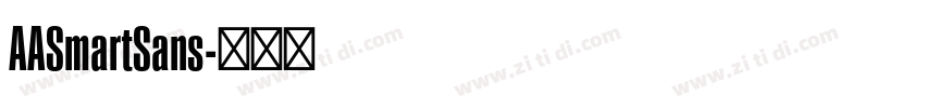 AASmartSans字体转换