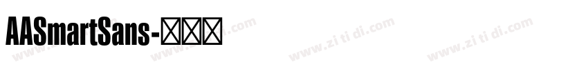 AASmartSans字体转换