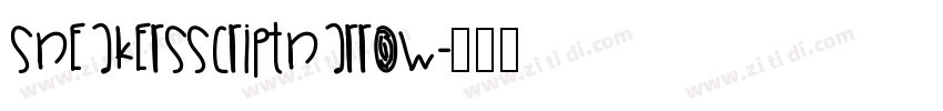 sneakersScriptNarrow字体转换