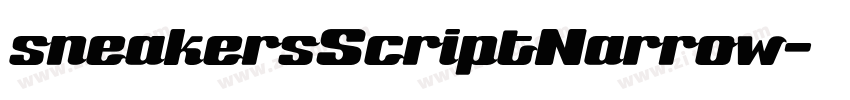 sneakersScriptNarrow字体转换