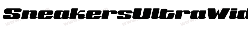 SneakersUltraWide字体转换