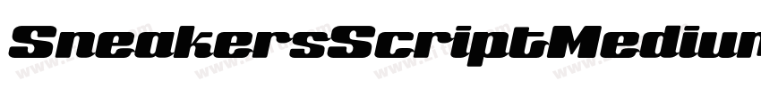 SneakersScriptMedium字体转换