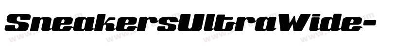 SneakersUltraWide字体转换