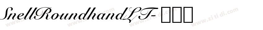 SnellRoundhandLT字体转换
