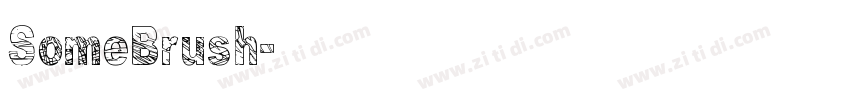 SomeBrush字体转换