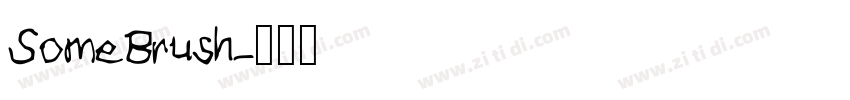 SomeBrush字体转换