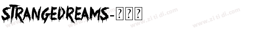 StrangeDreams字体转换
