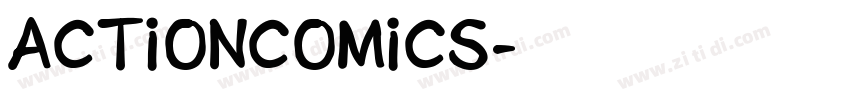 ActionComics字体转换