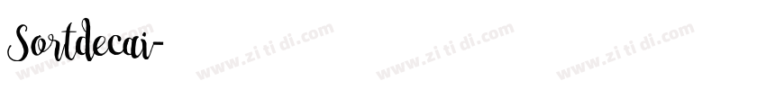 Sortdecai字体转换