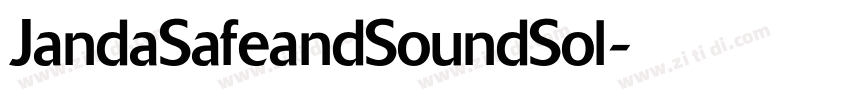 JandaSafeandSoundSol字体转换