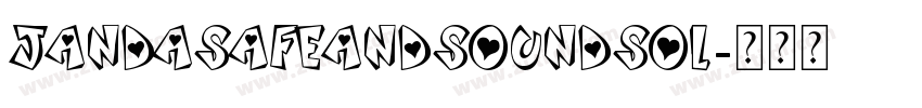 JandaSafeandSoundSol字体转换