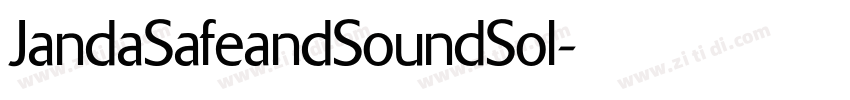 JandaSafeandSoundSol字体转换