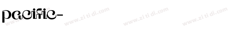 pacific字体转换
