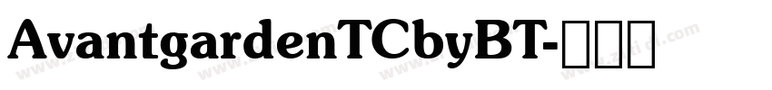 AvantgardenTCbyBT字体转换
