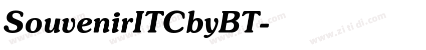 SouvenirITCbyBT字体转换