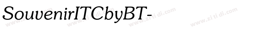 SouvenirITCbyBT字体转换