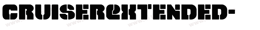 CruiserExtended字体转换
