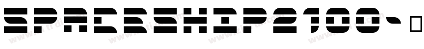 Spaceship2100字体转换