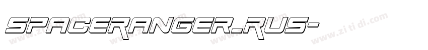 SpaceRanger_Rus字体转换