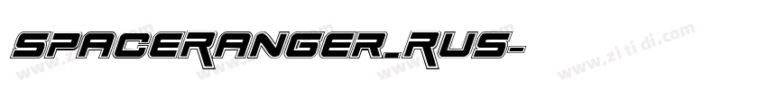 SpaceRanger_Rus字体转换