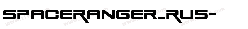 SpaceRanger_Rus字体转换