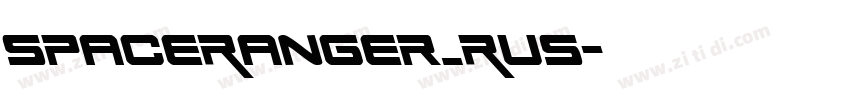 SpaceRanger_Rus字体转换