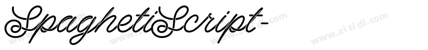 SpaghetiScript字体转换