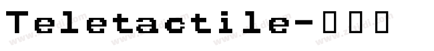 Teletactile字体转换