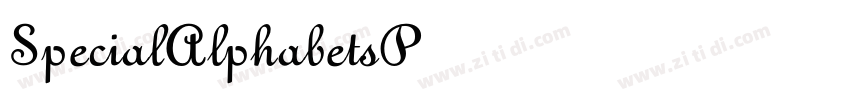 SpecialAlphabetsP05字体转换