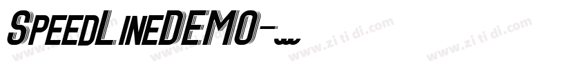 SpeedLineDEMO字体转换