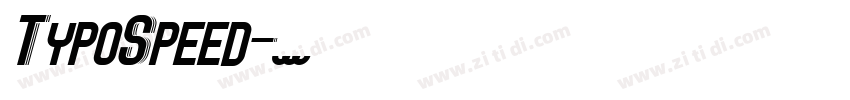 TypoSpeed字体转换