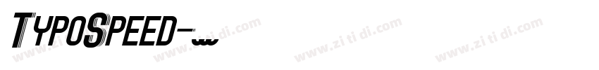 TypoSpeed字体转换
