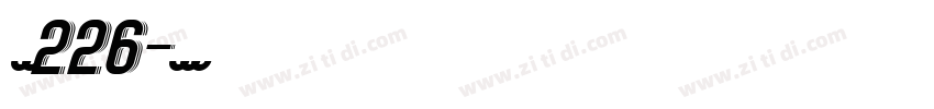 字魂226字体转换