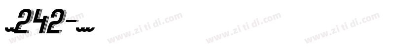 字魂242字体转换