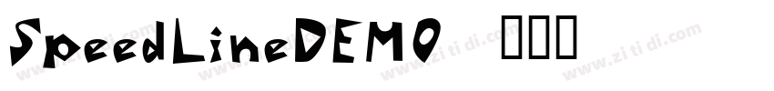SpeedLineDEMO字体转换