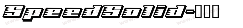 SpeedSolid字体转换