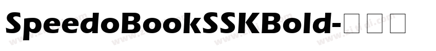 SpeedoBookSSKBold字体转换