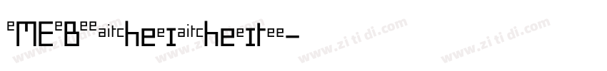 MEBheiheit字体转换