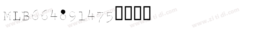 MLB664891475字体转换