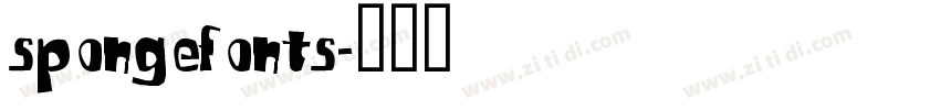 spongefonts字体转换